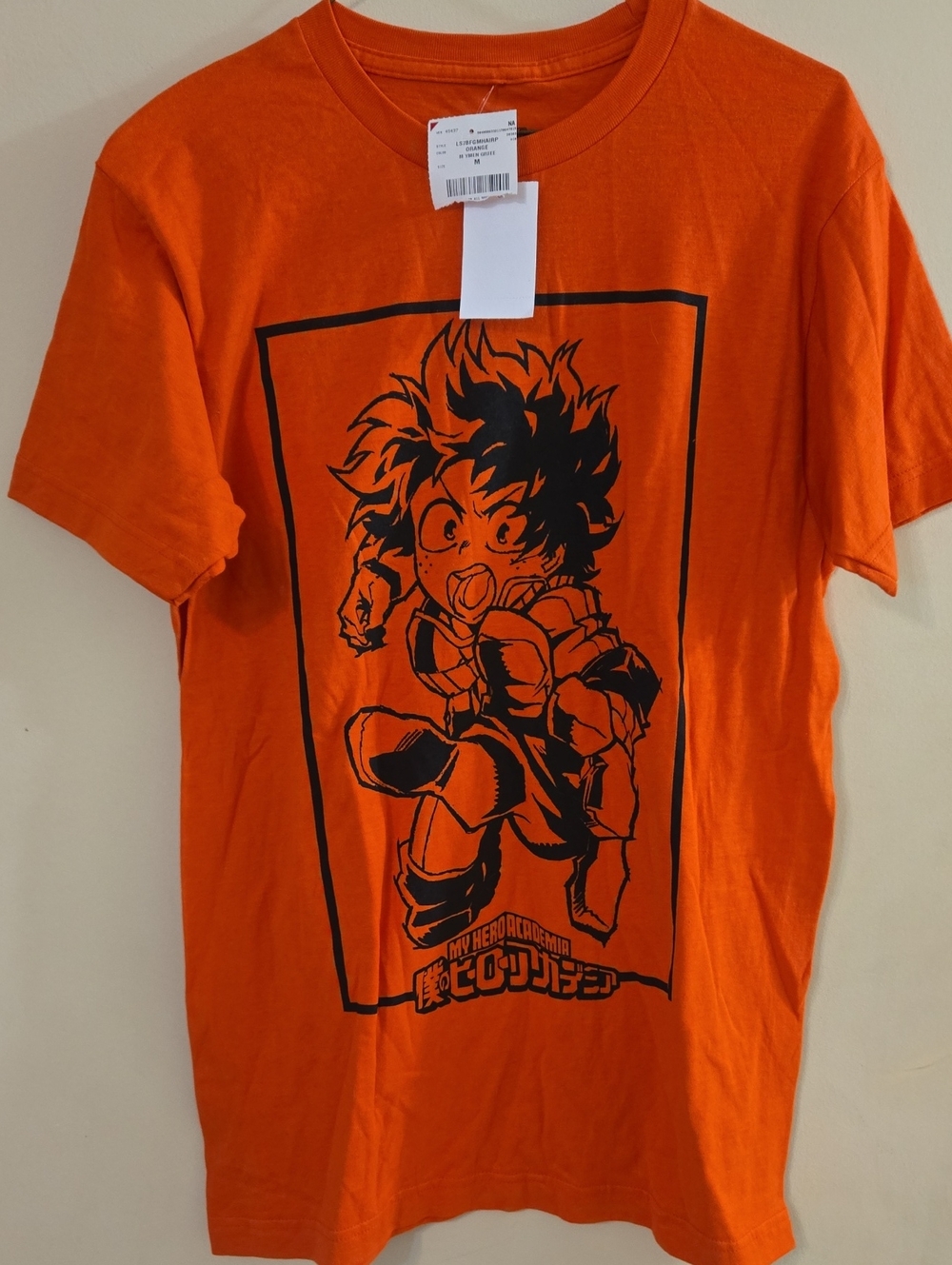 My Hero Academia Graphic Tee - Orange Kids Short Sleeve Shirt